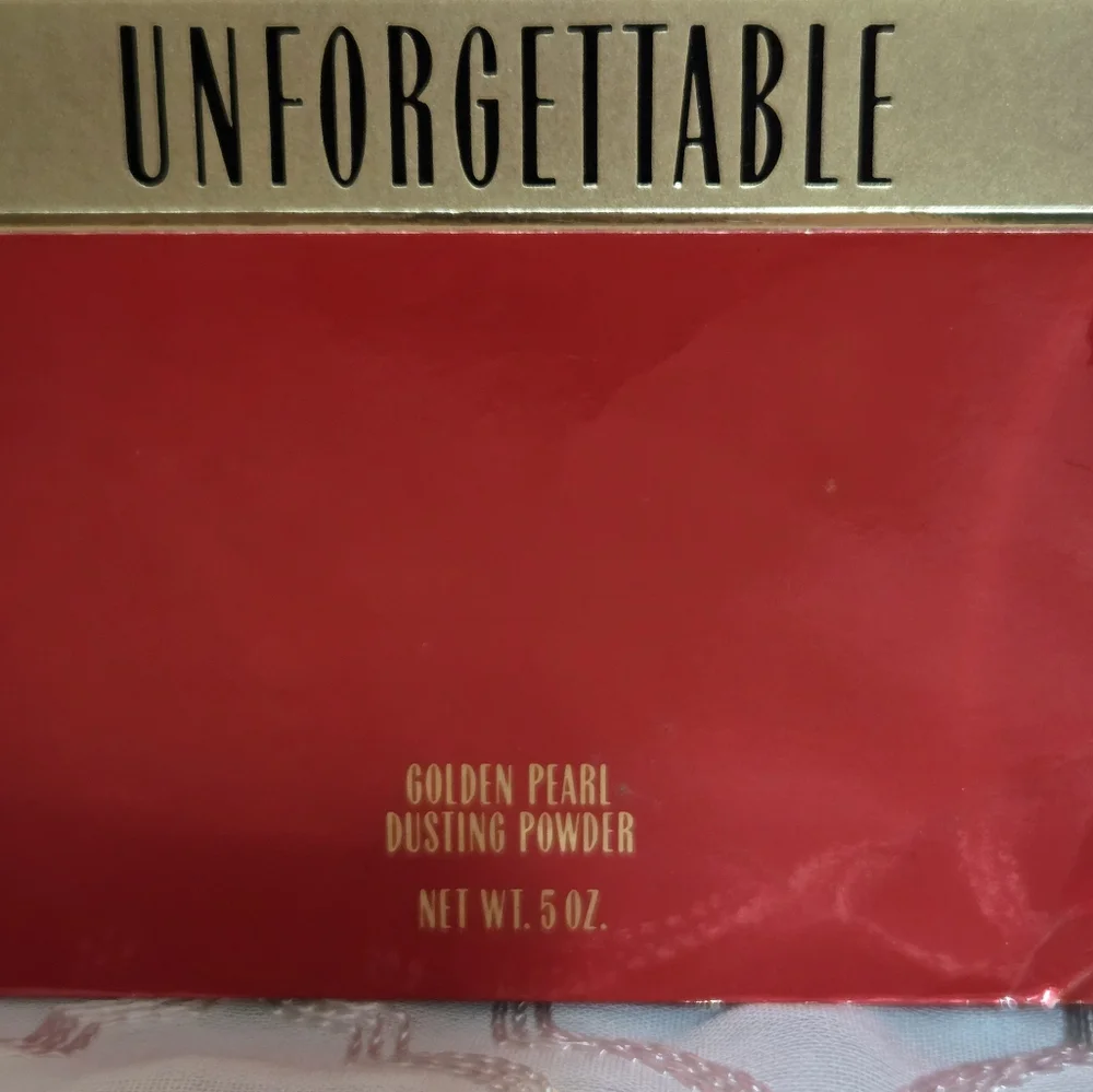 Revlon 'Unforgettable' Golden Pearl‎ Dusting Powder 5 Oz VINTAGE Discontinued